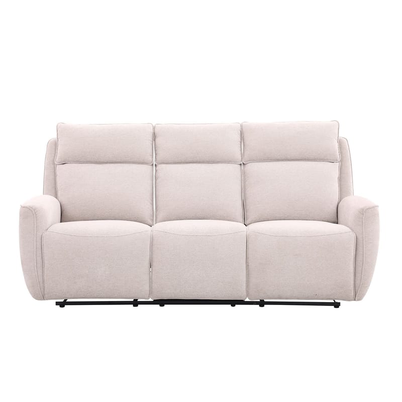 Reclinersoffa Östvik 3-sits med manuell mekanism - beige - Möbler - Vardagsrum - Soffor - Reclinersoffor & Biosoffor