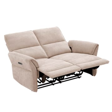 Reclinersoffa Ravdal 2-sits med elektrisk mekanism - ljusbrun - Möbler - Vardagsrum - Soffor - Reclinersoffor & Biosoffor
