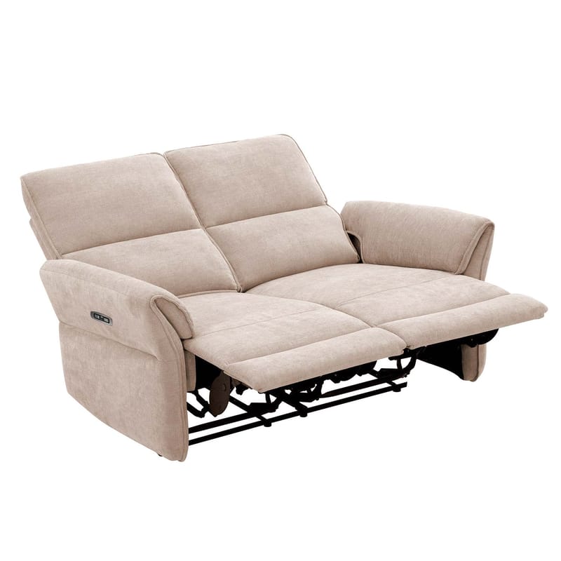 Reclinersoffa Ravdal 2-sits med elektrisk mekanism - ljusbrun - Möbler - Vardagsrum - Soffor - Reclinersoffor & Biosoffor