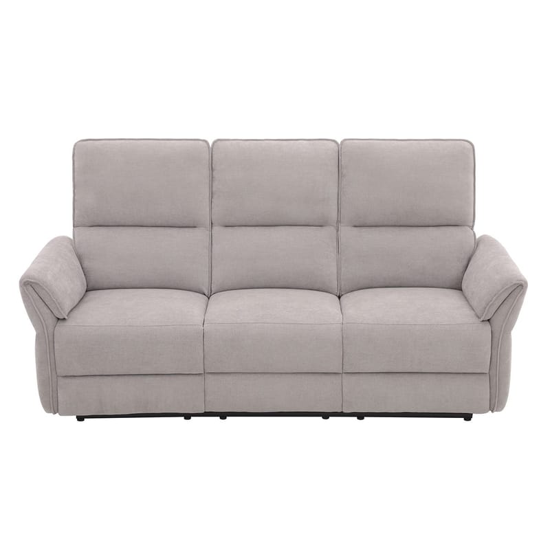 Reclinersoffa Ravdal 3-sits med elektrisk mekanism - grå - Möbler - Vardagsrum - Soffor - Reclinersoffor & Biosoffor