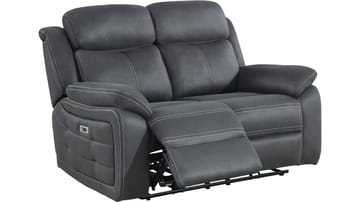 Reclinersoffa Rindal 2 Sits Elektrisk - grå - Möbler - Vardagsrum - Soffor - Reclinersoffor & Biosoffor