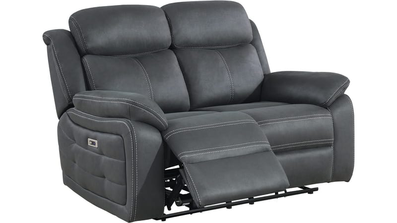 Reclinersoffa Rindal 2 Sits Elektrisk - grå - Möbler - Vardagsrum - Soffor - Reclinersoffor & Biosoffor