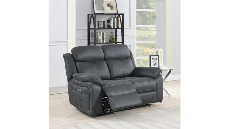 Reclinersoffa Rindal 2 Sits Elektrisk - grå - Möbler - Vardagsrum - Soffor - Reclinersoffor & Biosoffor