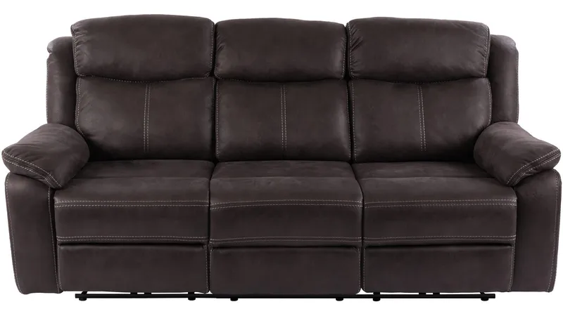 Reclinersoffa Rindal 3 Sits Manuell - brungrå - Möbler - Vardagsrum - Soffor - Reclinersoffor & Biosoffor