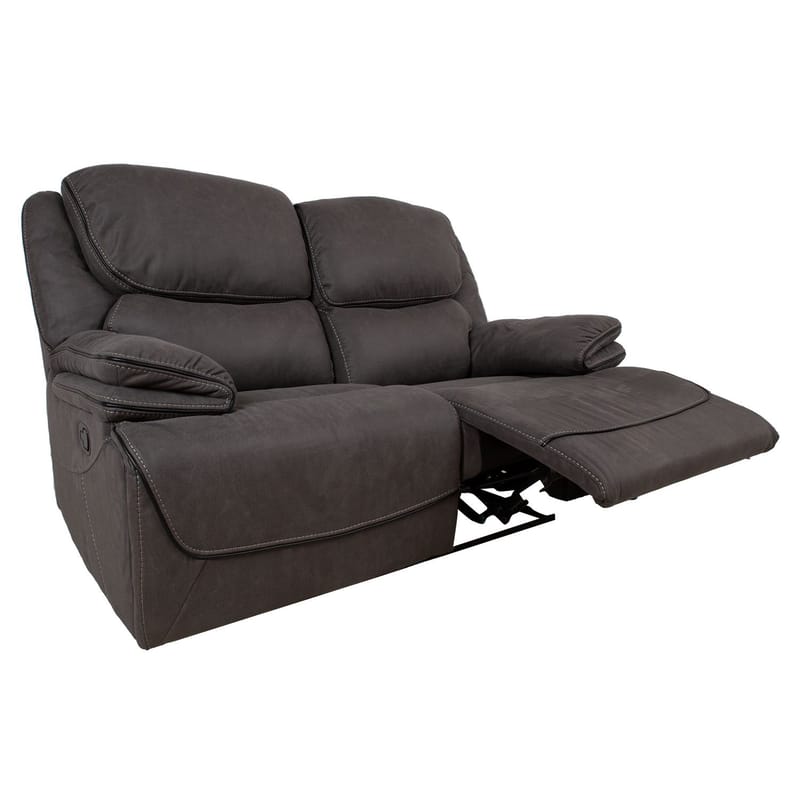 Reclinersoffa Sälmar 2-sits med manuell mekanism - grå - Möbler - Vardagsrum - Soffor - Reclinersoffor & Biosoffor