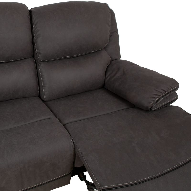 Reclinersoffa Sälmar 2-sits med manuell mekanism - grå - Möbler - Vardagsrum - Soffor - Reclinersoffor & Biosoffor