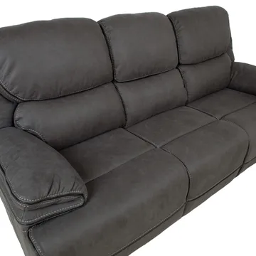Reclinersoffa Sälmar 3-sits med manuell mekanism - grå - Möbler - Vardagsrum - Soffor - Reclinersoffor & Biosoffor
