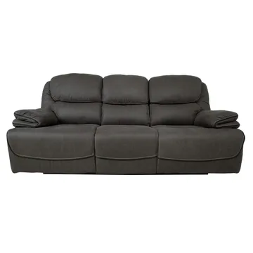 Reclinersoffa Sälmar 3-sits med manuell mekanism - grå - Möbler - Vardagsrum - Soffor - Reclinersoffor & Biosoffor