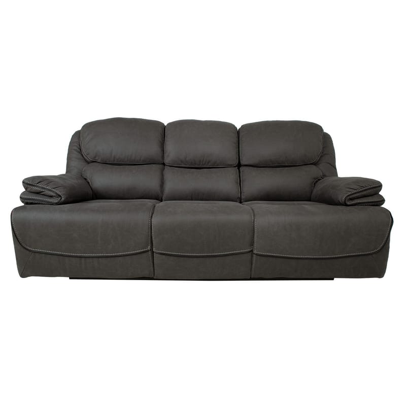 Reclinersoffa Sälmar 3-sits med manuell mekanism - grå - Möbler - Vardagsrum - Soffor - Reclinersoffor & Biosoffor