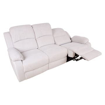 Reclinersoffa Tränor 3-sits med elektrisk mekanism - naturvit - Möbler - Vardagsrum - Soffor - Reclinersoffor & Biosoffor