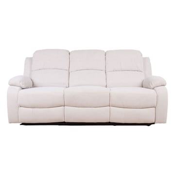 Reclinersoffa Tränor 3-sits med elektrisk mekanism - naturvit - Möbler - Vardagsrum - Soffor - Reclinersoffor & Biosoffor