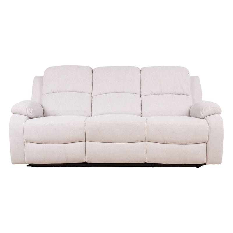 Reclinersoffa Tränor 3-sits med elektrisk mekanism - naturvit - Möbler - Vardagsrum - Soffor - Reclinersoffor & Biosoffor