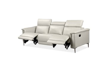 Reclinersoffa utan hörn Loft24 3-sitssoffa Lund Cream White - Möbler - Vardagsrum - Soffor - Reclinersoffor & Biosoffor
