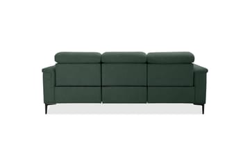 Reclinersoffa utan hörn Loft24 3-sitssoffa Lund Dark Green - Möbler - Vardagsrum - Soffor - Reclinersoffor & Biosoffor