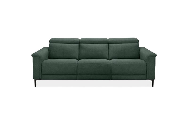 Reclinersoffa utan hörn Loft24 3-sitssoffa Lund Dark Green - Möbler - Vardagsrum - Soffor - Reclinersoffor & Biosoffor