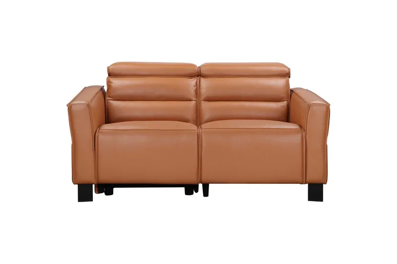 Reclinersoffa utan hörn Loft24 Carpari Reclinersoffa 2-sits Brown Belfast fabric - Möbler - Vardagsrum - Soffor - Reclinersoffor & Biosoffor