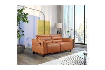 Reclinersoffa utan hörn Loft24 Carpari Reclinersoffa 2-sits Brown Belfast fabric - Möbler - Vardagsrum - Soffor - Reclinersoffor & Biosoffor