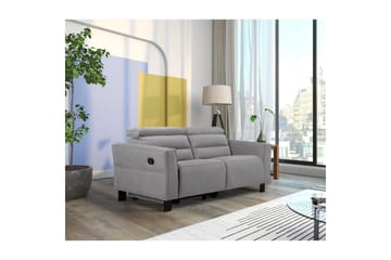 Reclinersoffa utan hörn Loft24 Carpari Reclinersoffa 2-sits Grey Belfast fabric - Möbler - Vardagsrum - Soffor - Reclinersoffor & Biosoffor