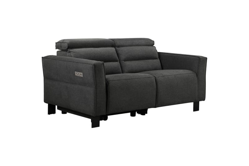 Reclinersoffa utan hörn Loft24 Carpari Reclinersoffa 2-sits Grey Belfast fabric - Möbler - Vardagsrum - Soffor - Reclinersoffor & Biosoffor
