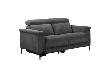 Reclinersoffa utan hörn Loft24 Lund Reclinersoffa 2-sits Grå - Möbler - Vardagsrum - Soffor - Reclinersoffor & Biosoffor