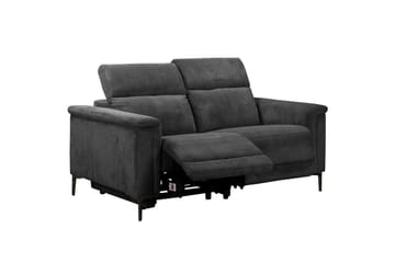 Reclinersoffa utan hörn Loft24 Lund Reclinersoffa 2-sits Grå - Möbler - Vardagsrum - Soffor - Reclinersoffor & Biosoffor