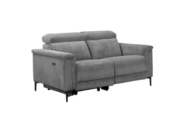Reclinersoffa utan hörn Loft24 Lund Reclinersoffa 2-sits Lightgrey - Möbler - Vardagsrum - Soffor - Reclinersoffor & Biosoffor