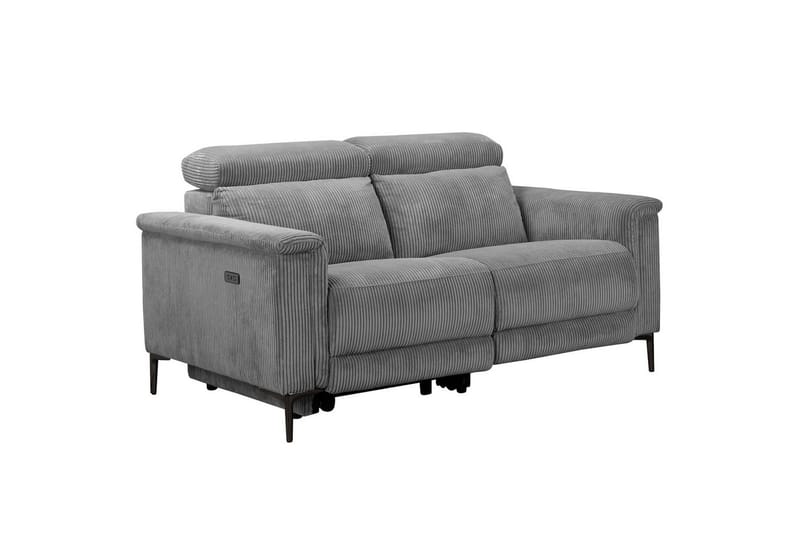 Reclinersoffa utan hörn Loft24 Lund Reclinersoffa 2-sits Lightgrey - Möbler - Vardagsrum - Soffor - Reclinersoffor & Biosoffor