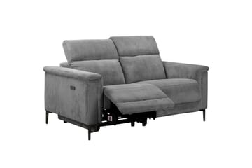 Reclinersoffa utan hörn Loft24 Lund Reclinersoffa 2-sits Lightgrey - Möbler - Vardagsrum - Soffor - Reclinersoffor & Biosoffor