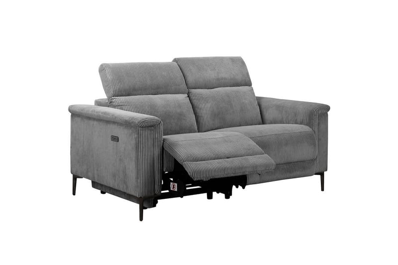 Reclinersoffa utan hörn Loft24 Lund Reclinersoffa 2-sits Lightgrey - Möbler - Vardagsrum - Soffor - Reclinersoffor & Biosoffor