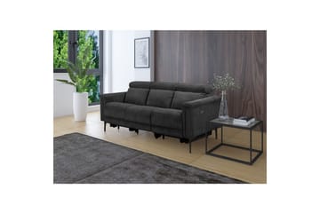 Reclinersoffa utan hörn Loft24 Lund Reclinersoffa 3-sits Grå - Möbler - Vardagsrum - Soffor - Reclinersoffor & Biosoffor