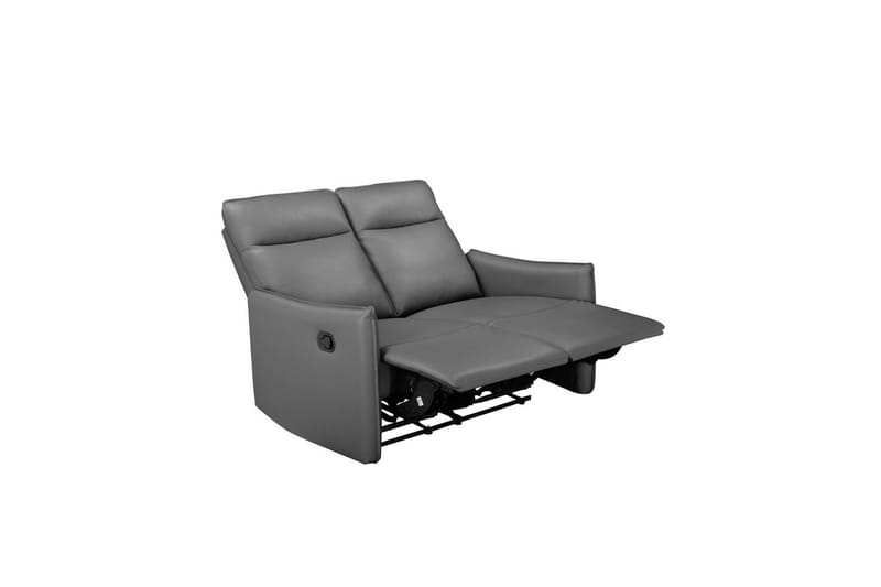 Reclinersoffa utan hörn Loft24 Soffa 2-sits Loft24 Lugo Grey Artificial leather - Möbler - Vardagsrum - Soffor - Reclinersoffor & Biosoffor