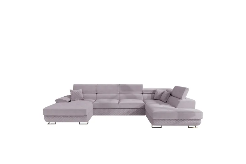 Reginia Soffa med Divan och Schäslong 4-sits - Lila - Möbler - Vardagsrum - Soffor - U-soffor