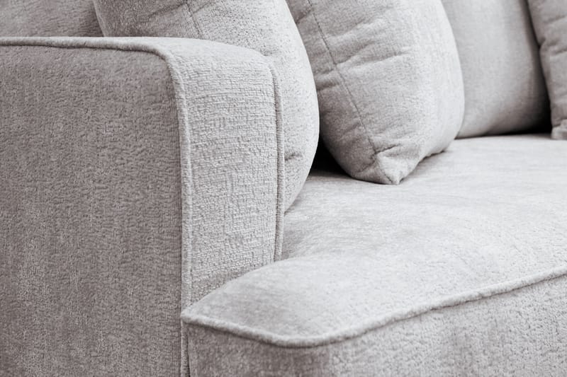 Rossita 3-sits Djup Soffa i Chenille - Grå / Brun - Möbler - Vardagsrum - Soffor - 3-sits soffor
