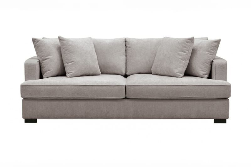 Rossita 3-sits Djup Soffa i Chenille - Grå / Brun - Möbler - Vardagsrum - Soffor - 3-sits soffor