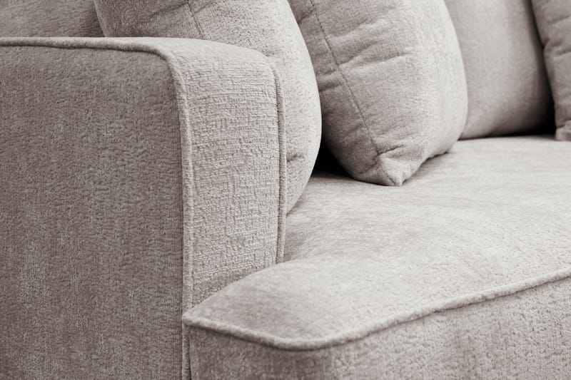 Rossita 3-sits Djup Soffa i Chenille - Grå / Brun - Möbler - Vardagsrum - Soffor - 3-sits soffor