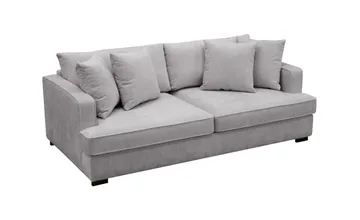 Rossita 3-sits Djup Soffa i Chenille - Ljus Grå - Möbler - Vardagsrum - Soffor - 3-sits soffor