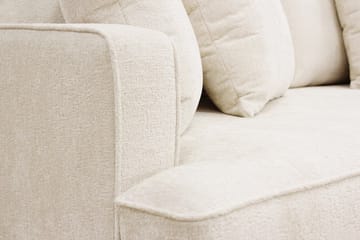 Rossita 3-sits Djup Soffa i Chenille - Trenza 06, Beige Chenille - Möbler - Vardagsrum - Soffor - 3-sits soffor