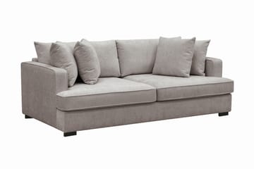 Rossita 3-sits Djup Soffa i Chenille - Trenza 08, Grå/Brun Chenille - Möbler - Vardagsrum - Soffor - 3-sits soffor