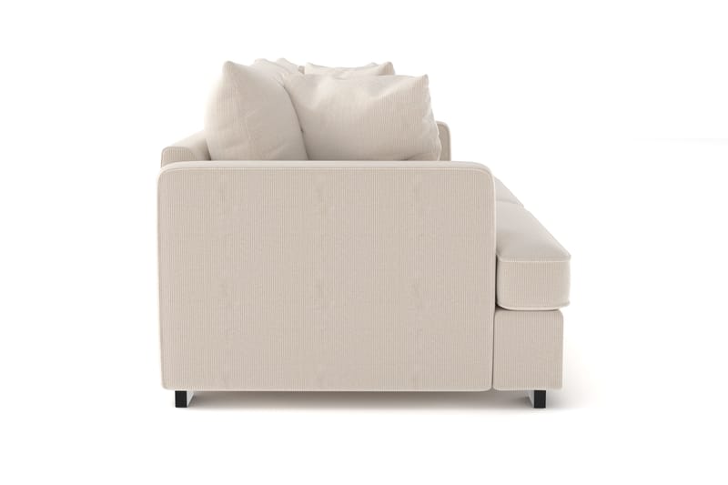 Rossita 3-sits Djup Soffa i Manchester - Beige - Möbler - Vardagsrum - Soffor - 3-sits soffor