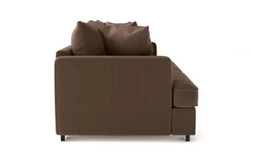 Rossita 3-sits Djup Soffa i Manchester - Brun - Möbler - Vardagsrum - Soffor - 3-sits soffor