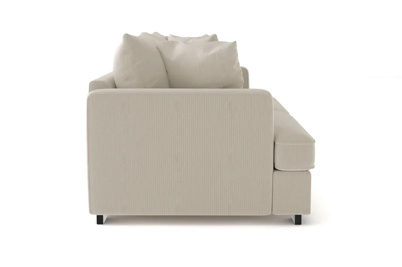 Rossita 3-sits Djup Soffa i Manchester - Greige - Möbler - Vardagsrum - Soffor - 3-sits soffor