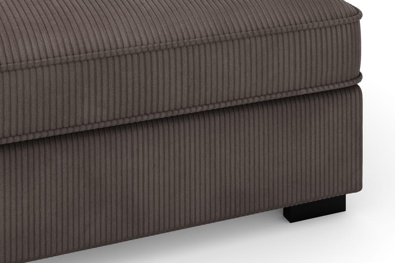 Rossita 3-sits Djup Soffa i Manchester - Mörkgrå - Möbler - Vardagsrum - Soffor - Sammetssoffor