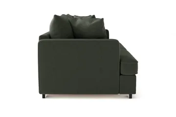 Rossita 3-sits Djup Soffa i Manchester - Mörkgrön - Möbler - Vardagsrum - Soffor - 3-sits soffor
