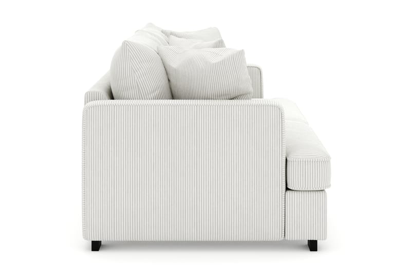 Rossita 3-sits Djup Soffa i Manchester - Offwhite - Möbler - Vardagsrum - Soffor - Sammetssoffor
