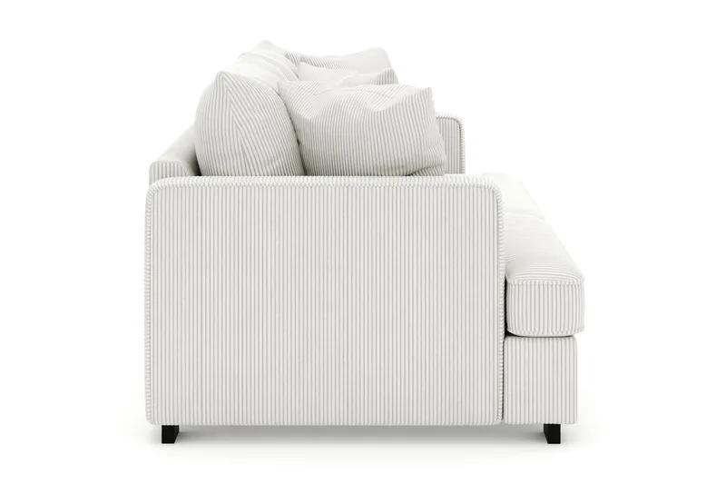 Rossita 3-sits Djup Soffa i Manchester - Offwhite - Möbler - Vardagsrum - Soffor - Sammetssoffor
