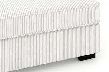 Rossita 3-sits Djup Soffa i Manchester - Offwhite - Möbler - Vardagsrum - Soffor - Sammetssoffor