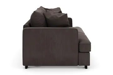 Rossita 3-sits Djup Soffa i Manchester - Taupe - Möbler - Vardagsrum - Soffor - Sammetssoffor