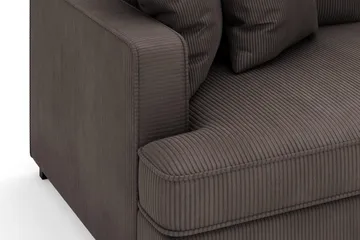 Rossita 3-sits Djup Soffa i Manchester - Taupe - Möbler - Vardagsrum - Soffor - Sammetssoffor