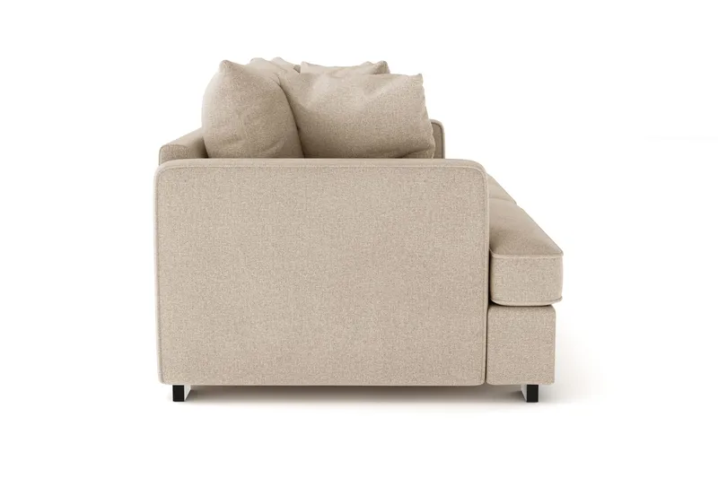 Rossita 3-sits Djup Soffa i Tyg - Beige - Möbler - Vardagsrum - Soffor - 3-sits soffor