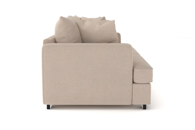 Rossita 3-sits Djup Soffa i Tyg - Beige - Möbler - Vardagsrum - Soffor - 3-sits soffor
